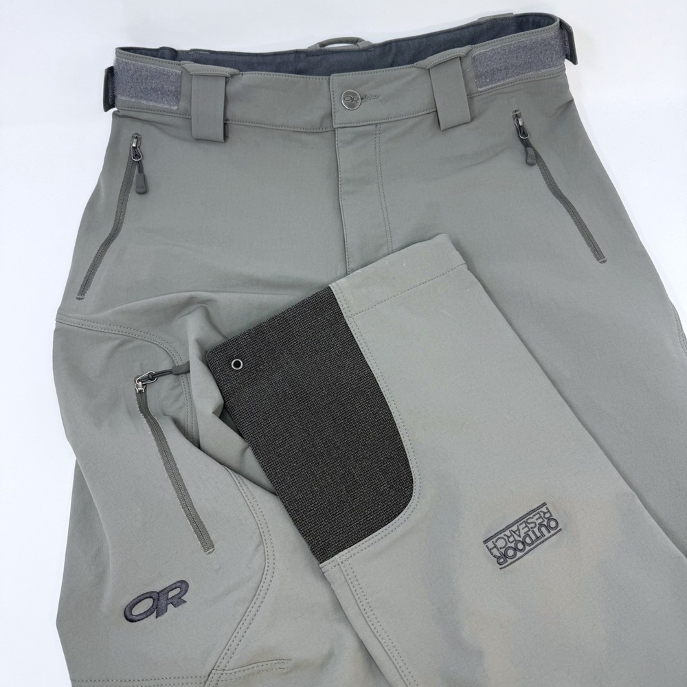 Outdoor Research Cirque II Womens Grey Softshell Hiking Pants Size Small